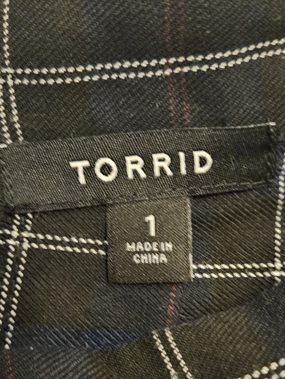 Torrid Mini Twill Pleated Skater Skirt, Size 1 (1X/14-16) - Picture 2 of 5